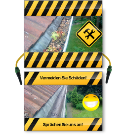 Dachrinnenreinigung Herne vorher nacher Fotos!